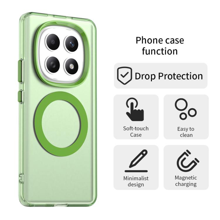 For Redmi Note 15 5G / 4G Global 164mm Candy Magsafe PC Hybrid TPU Phone Case