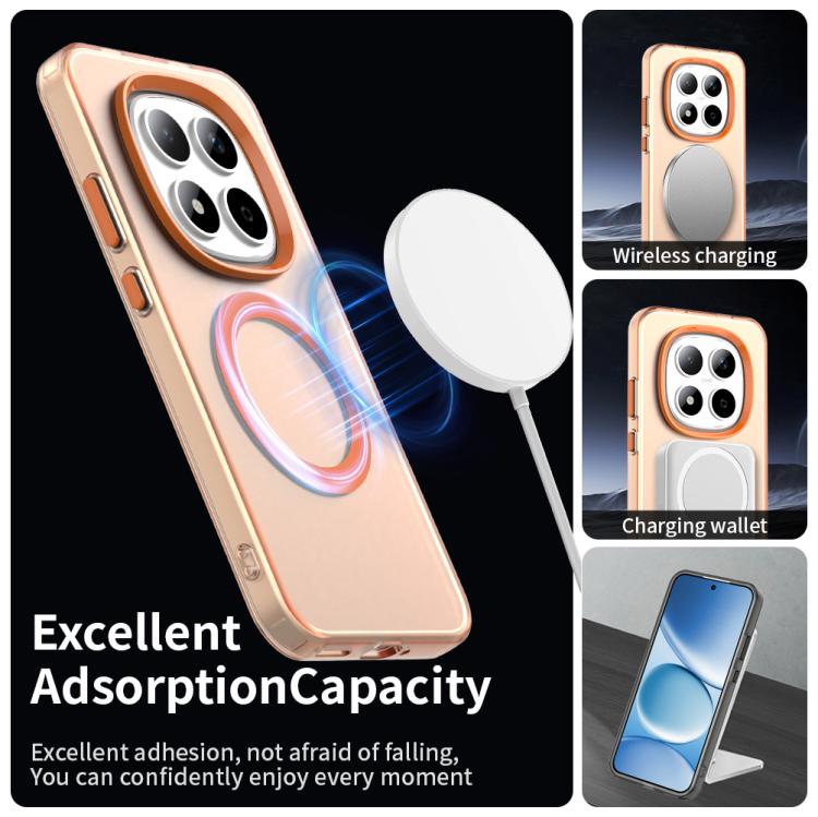 For Redmi Note 15 Pro 5G Global 163.6mm Candy Magsafe PC Hybrid TPU Phone Case