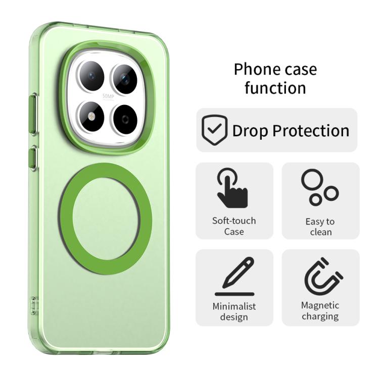 For Redmi Note 15 Pro 5G Global 163.6mm Candy Magsafe PC Hybrid TPU Phone Case