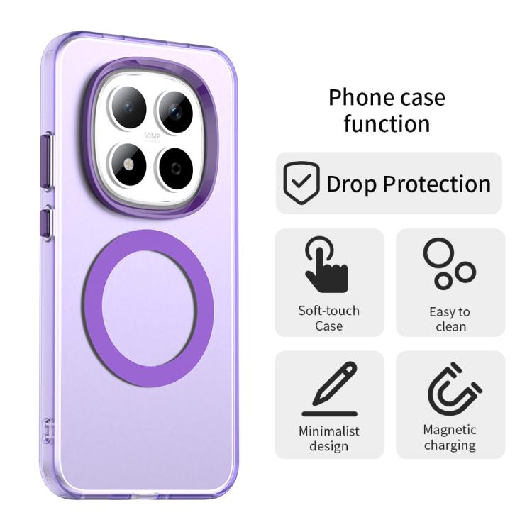For Redmi Note 15 Pro 5G Global 163.6mm Candy Magsafe PC Hybrid TPU Phone Case