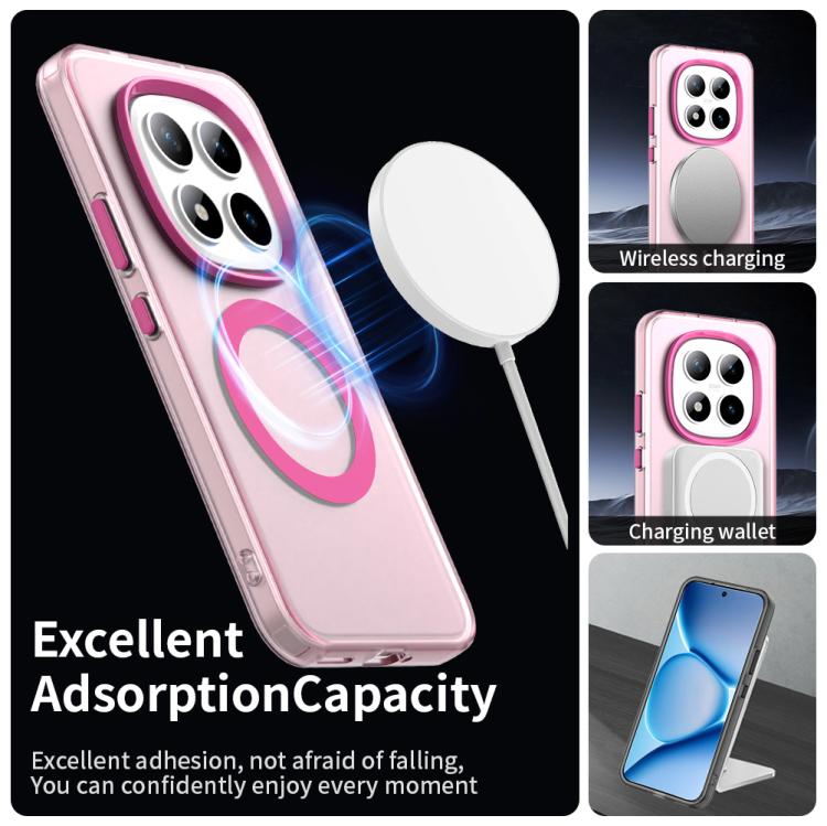 For Redmi Note 15 Pro+ 5G Global 163.3mm Candy Magsafe PC Hybrid TPU Phone Case
