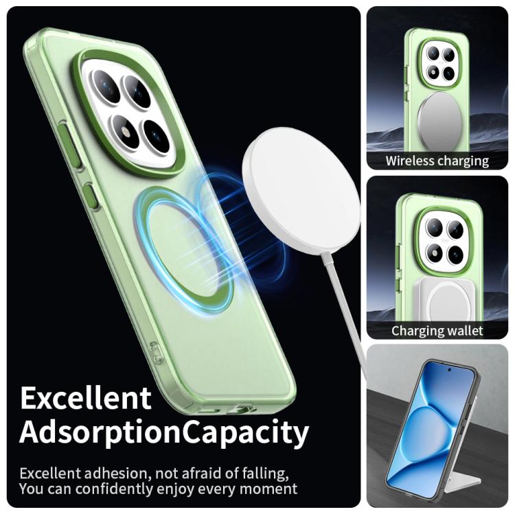 For Redmi Note 15 Pro+ 5G Global 163.3mm Candy Magsafe PC Hybrid TPU Phone Case
