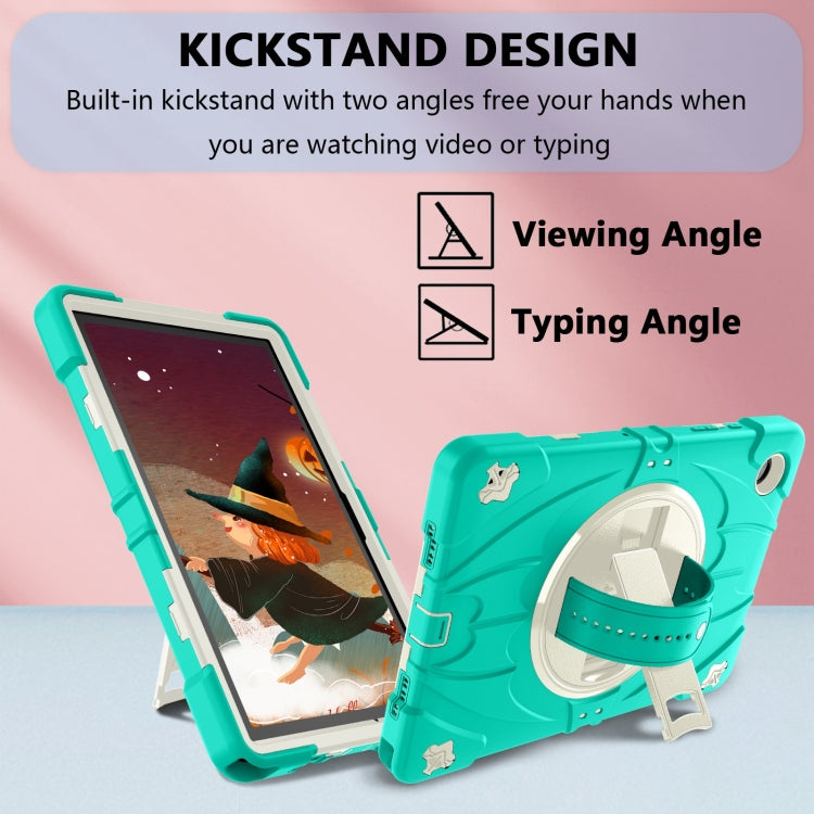 For Samsung Galaxy Tab A8 Bat Hand Grip Turntable Stand Tablet Case