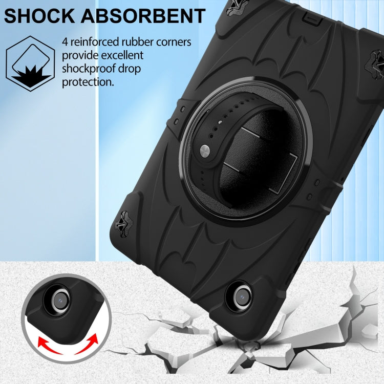 For Samsung Galaxy Tab A8 Bat Hand Grip Turntable Stand Tablet Case