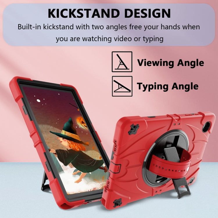 For Samsung Galaxy Tab A8 Bat Hand Grip Turntable Stand Tablet Case