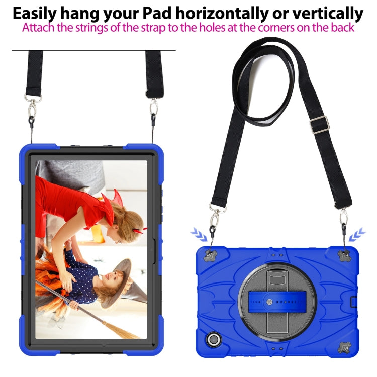 For Samsung Galaxy Tab A8 Bat Hand Grip Turntable Stand Tablet Case