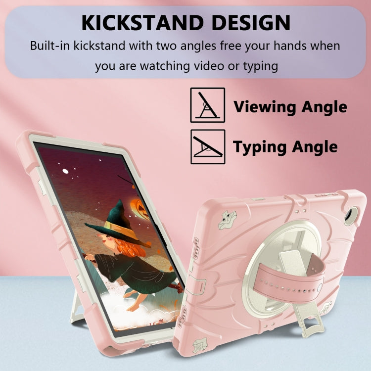 For Samsung Galaxy Tab A8 Bat Hand Grip Turntable Stand Tablet Case