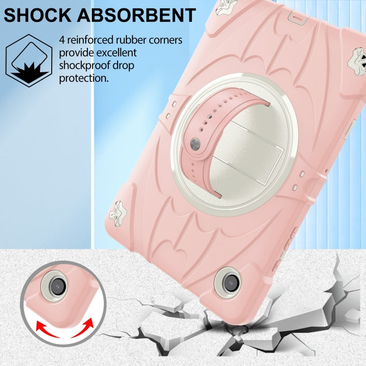For Samsung Galaxy Tab A8 Bat Hand Grip Turntable Stand Tablet Case