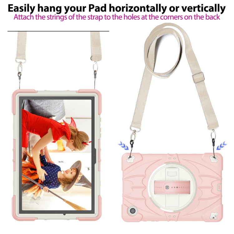 For Samsung Galaxy Tab A8 Bat Hand Grip Turntable Stand Tablet Case