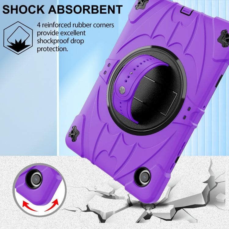 For Samsung Galaxy Tab A8 Bat Hand Grip Turntable Stand Tablet Case