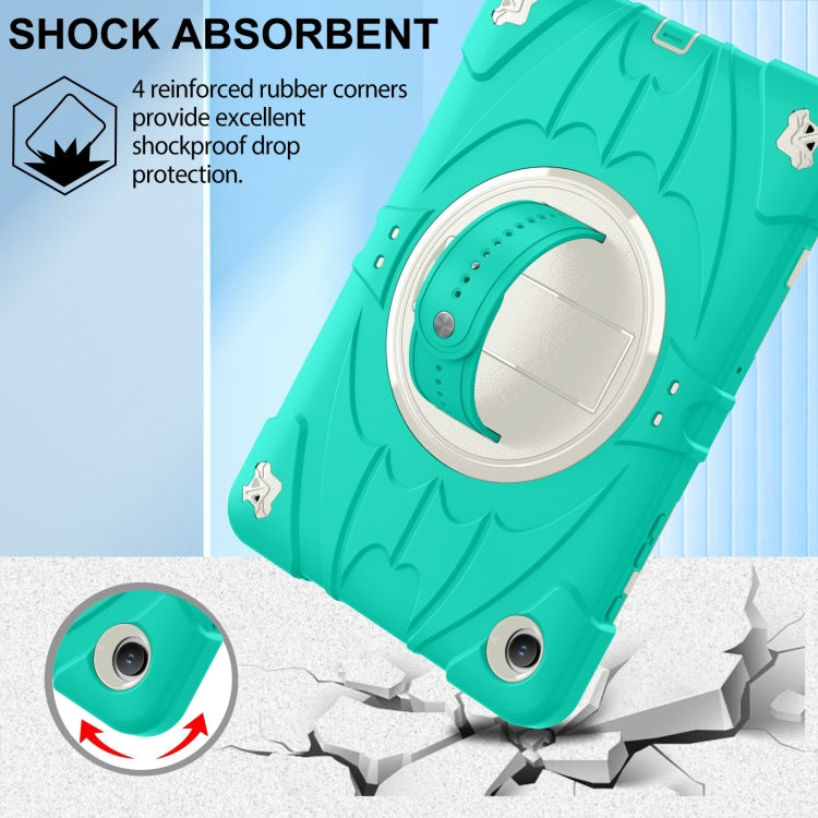 For Samsung Galaxy Tab A9+ Bat Hand Grip Turntable Stand Tablet Case