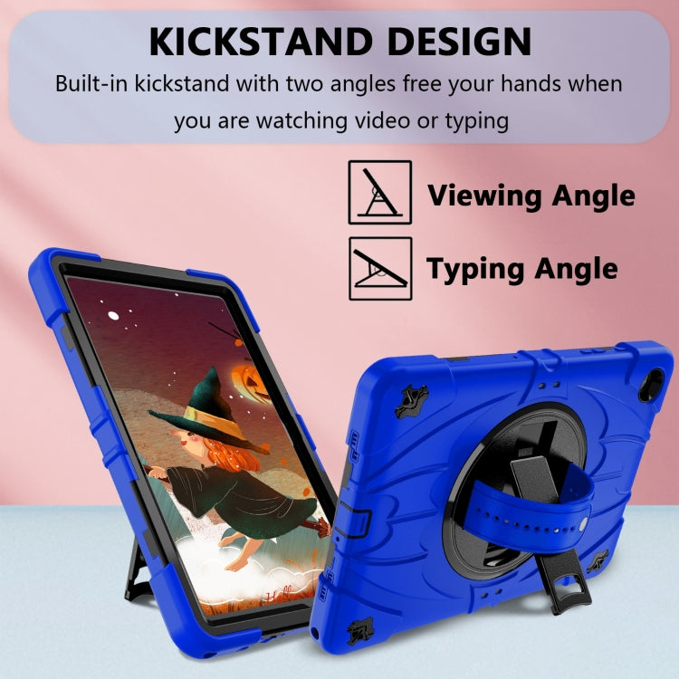 For Samsung Galaxy Tab A9+ Bat Hand Grip Turntable Stand Tablet Case