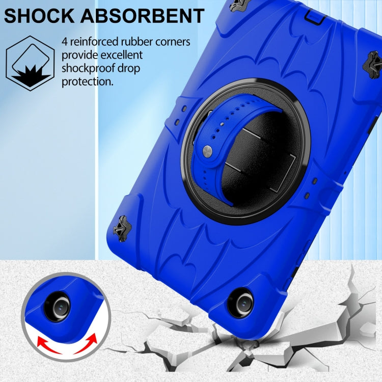 For Samsung Galaxy Tab A9+ Bat Hand Grip Turntable Stand Tablet Case