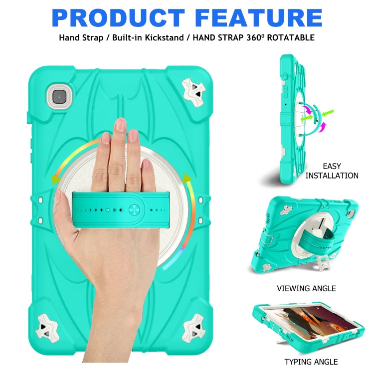 For Samsung Galaxy Tab A7 Lite Bat Hand Grip Turntable Stand Tablet Case