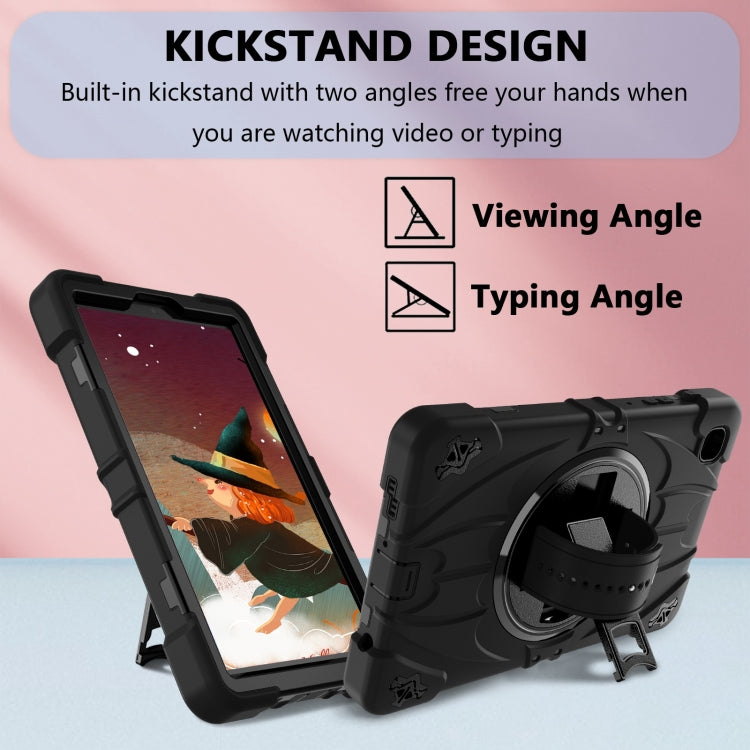 For Samsung Galaxy Tab A7 Lite Bat Hand Grip Turntable Stand Tablet Case
