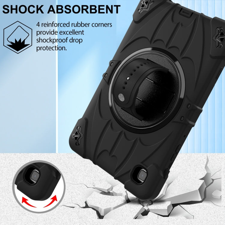For Samsung Galaxy Tab A7 Lite Bat Hand Grip Turntable Stand Tablet Case
