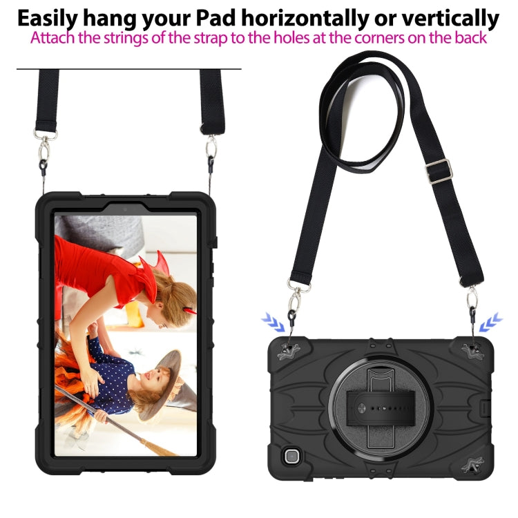 For Samsung Galaxy Tab A7 Lite Bat Hand Grip Turntable Stand Tablet Case
