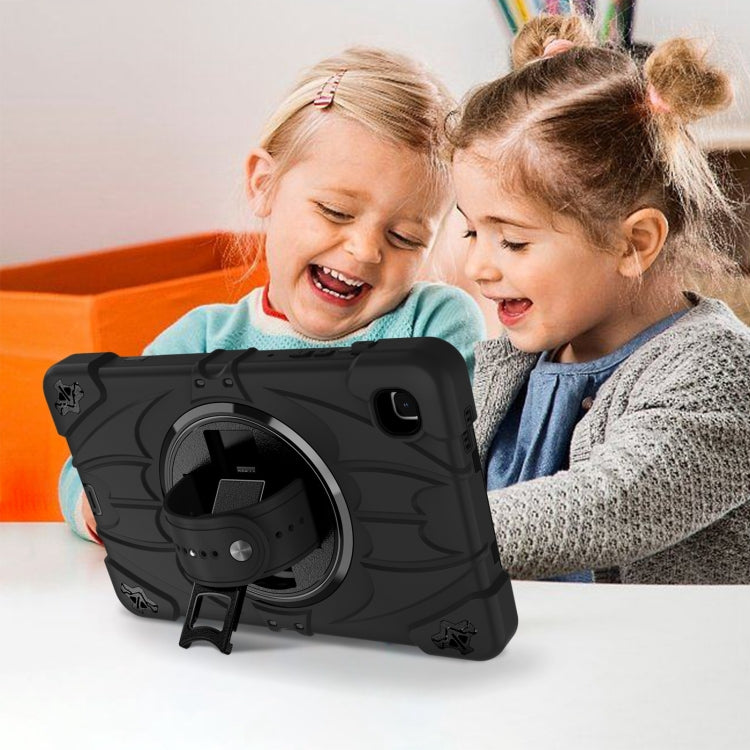 For Samsung Galaxy Tab A7 Lite Bat Hand Grip Turntable Stand Tablet Case