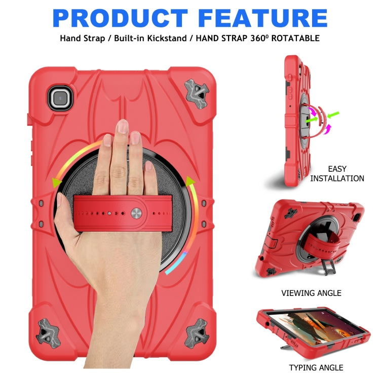 For Samsung Galaxy Tab A7 Lite Bat Hand Grip Turntable Stand Tablet Case