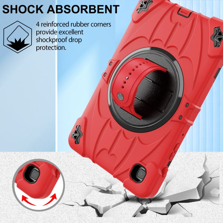 For Samsung Galaxy Tab A7 Lite Bat Hand Grip Turntable Stand Tablet Case
