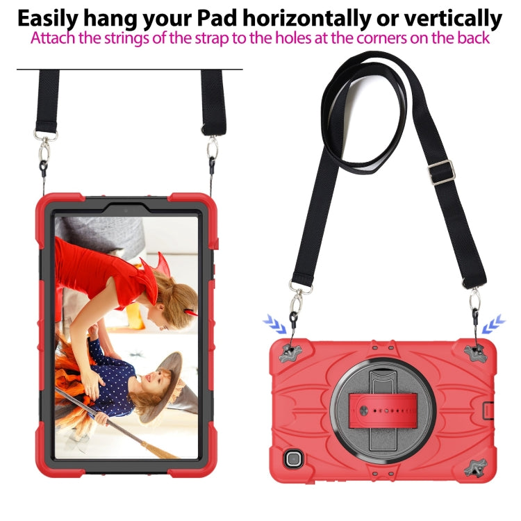 For Samsung Galaxy Tab A7 Lite Bat Hand Grip Turntable Stand Tablet Case