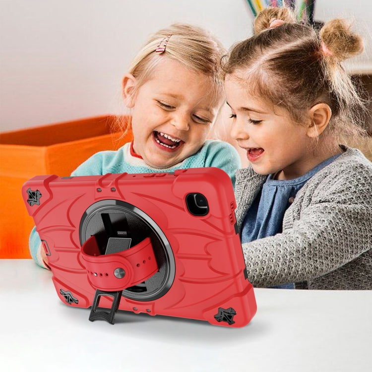 For Samsung Galaxy Tab A7 Lite Bat Hand Grip Turntable Stand Tablet Case