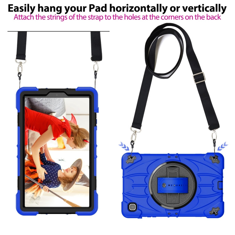For Samsung Galaxy Tab A7 Lite Bat Hand Grip Turntable Stand Tablet Case
