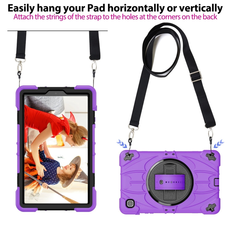 For Samsung Galaxy Tab A7 Lite Bat Hand Grip Turntable Stand Tablet Case