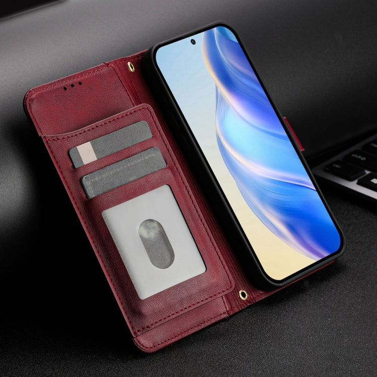 For Honor X6a 4G Multi-Card Slots Zipper Wallet Leather Phone Case