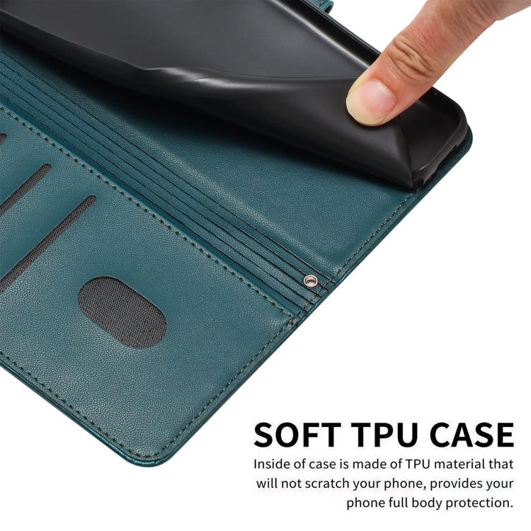 For Xiaomi Poco C55 Embossed Kitten Phone Leather Case with Lanyard