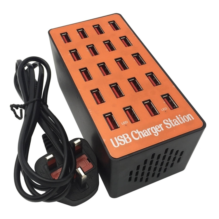 WLX-A5 90W 20 Ports USB Automatic Allocation Smart Charging Station with Indicator Light