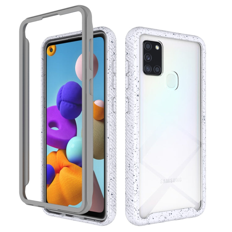For Samsung Galaxy A21s Shockproof Starry Sky PC + TPU Protective Case