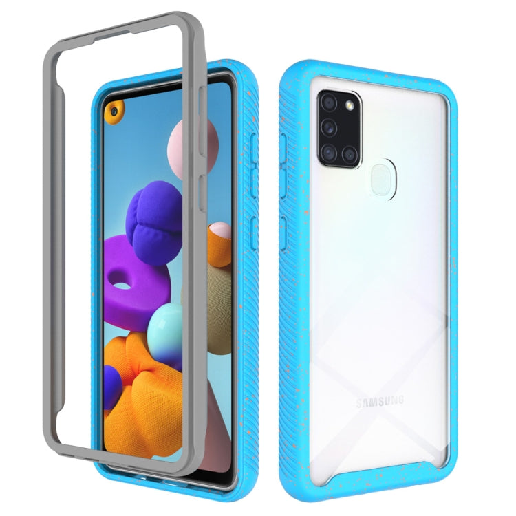 For Samsung Galaxy A21s Shockproof Starry Sky PC + TPU Protective Case