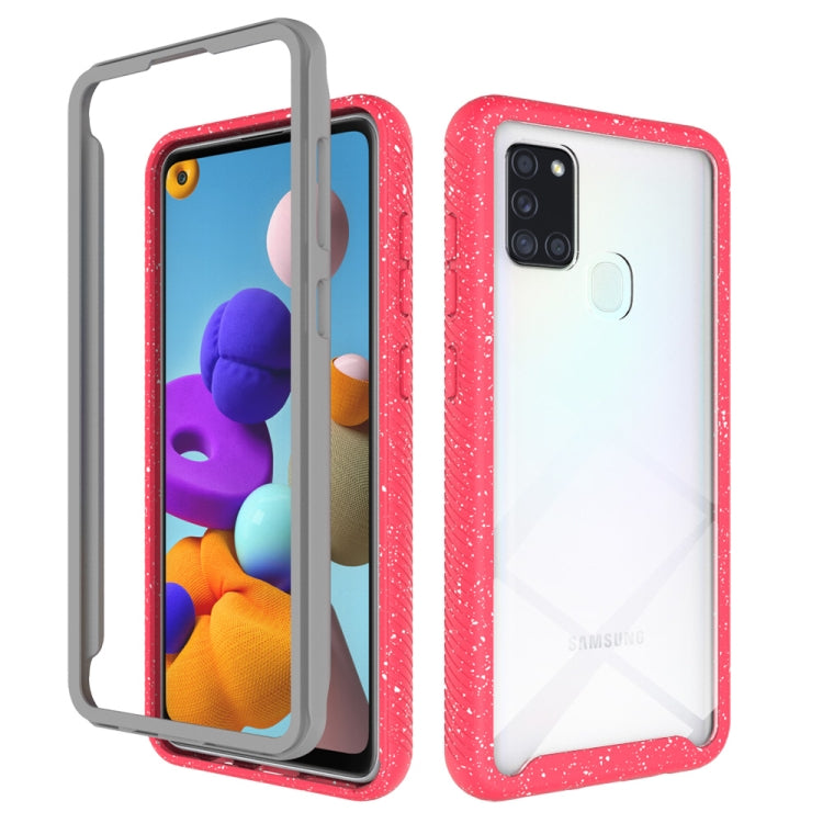 For Samsung Galaxy A21s Shockproof Starry Sky PC + TPU Protective Case