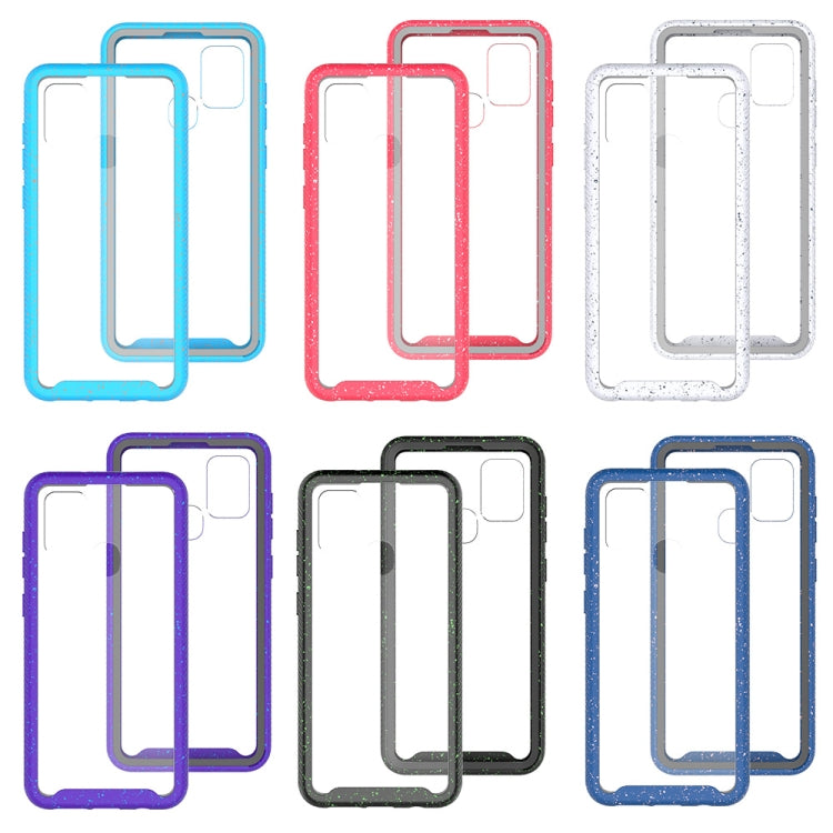 For Samsung Galaxy A21s Shockproof Starry Sky PC + TPU Protective Case