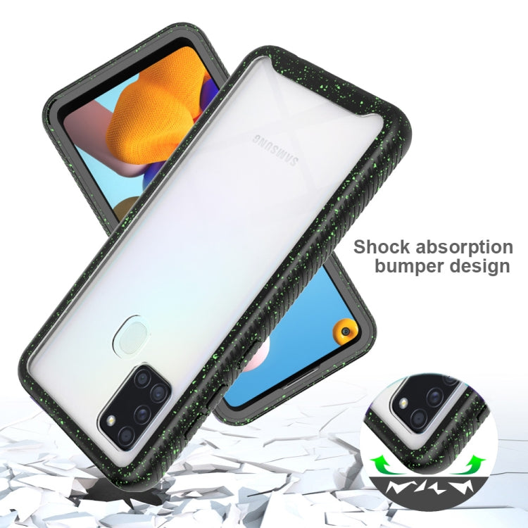 For Samsung Galaxy A21s Shockproof Starry Sky PC + TPU Protective Case
