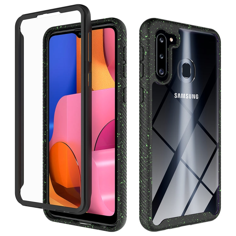For Samsung Galaxy A21 Shockproof Starry Sky PC + TPU Protective Case