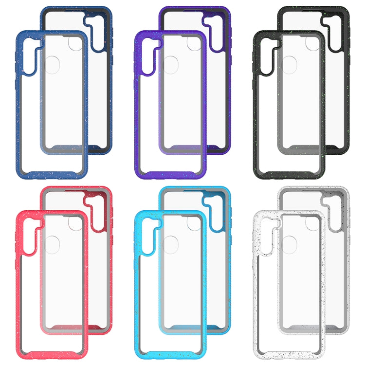 For Samsung Galaxy A21 Shockproof Starry Sky PC + TPU Protective Case