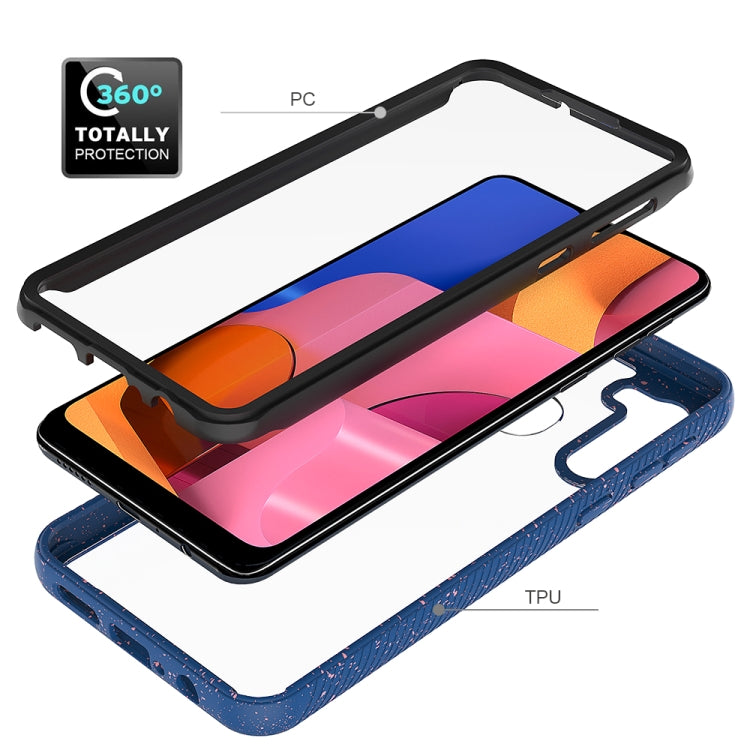 For Samsung Galaxy A21 Shockproof Starry Sky PC + TPU Protective Case