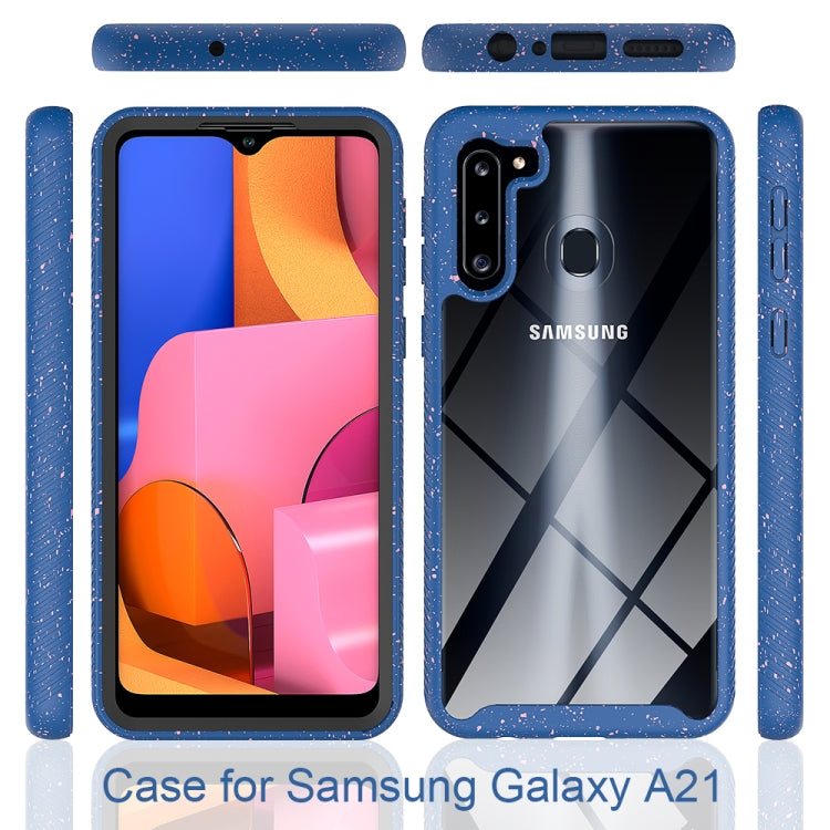 For Samsung Galaxy A21 Shockproof Starry Sky PC + TPU Protective Case