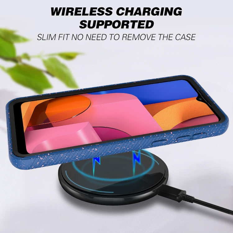 For Samsung Galaxy A21 Shockproof Starry Sky PC + TPU Protective Case