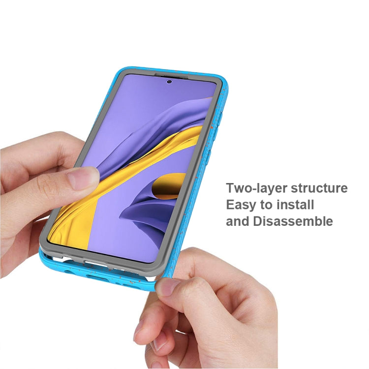 For Samsung Galaxy A51 Shockproof Starry Sky PC + TPU Protective Case
