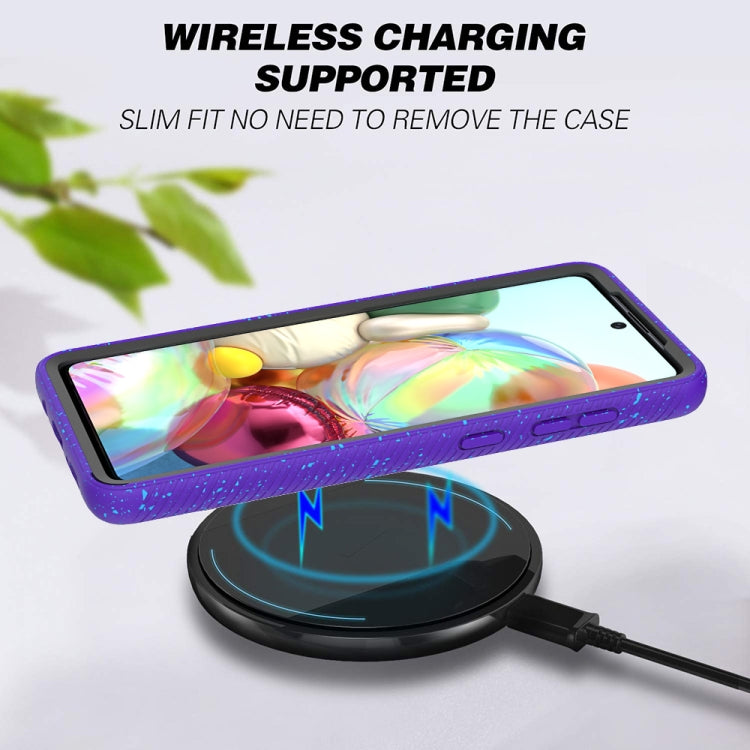 For Samsung Galaxy A71 Shockproof Starry Sky PC + TPU Protective Case