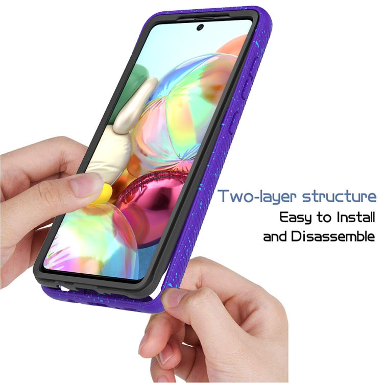 For Samsung Galaxy A71 Shockproof Starry Sky PC + TPU Protective Case