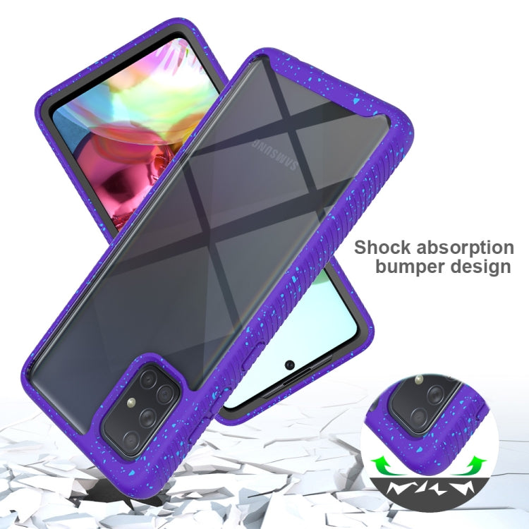 For Samsung Galaxy A71 Shockproof Starry Sky PC + TPU Protective Case
