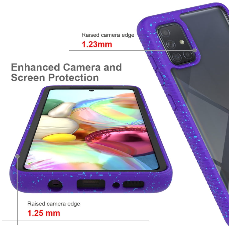 For Samsung Galaxy A71 Shockproof Starry Sky PC + TPU Protective Case