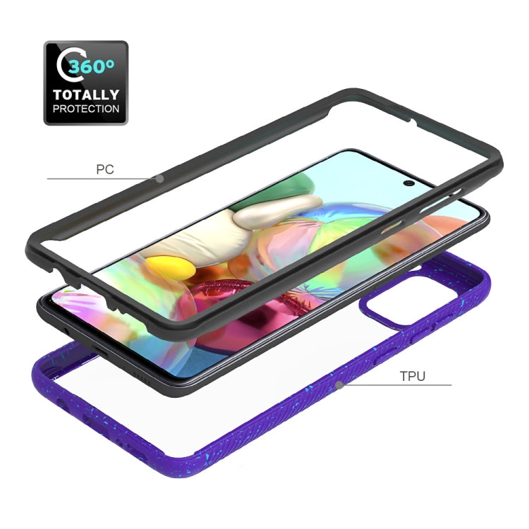 For Samsung Galaxy A71 Shockproof Starry Sky PC + TPU Protective Case