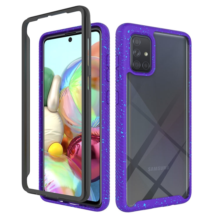 For Samsung Galaxy A71 Shockproof Starry Sky PC + TPU Protective Case