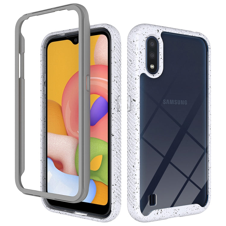 For Samsung Galaxy A01 Shockproof Starry Sky PC + TPU Protective Case