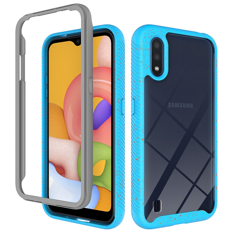 For Samsung Galaxy A01 Shockproof Starry Sky PC + TPU Protective Case